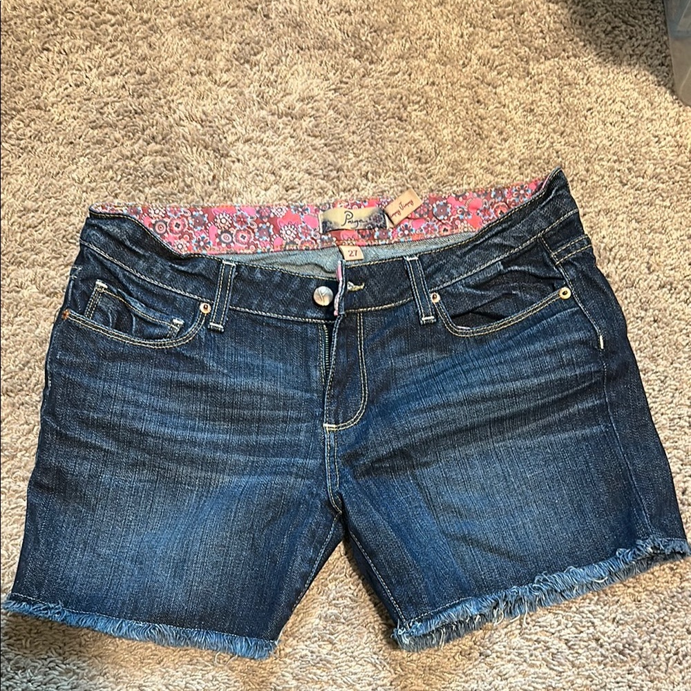 Paige Denim Cutoff Shorts